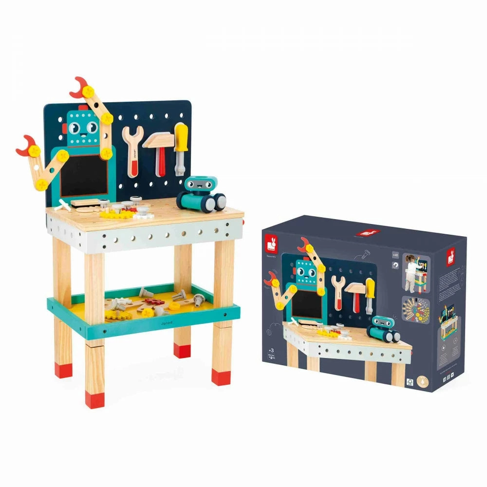 Janod Brico'Kids - Big Robot DIY Workbench