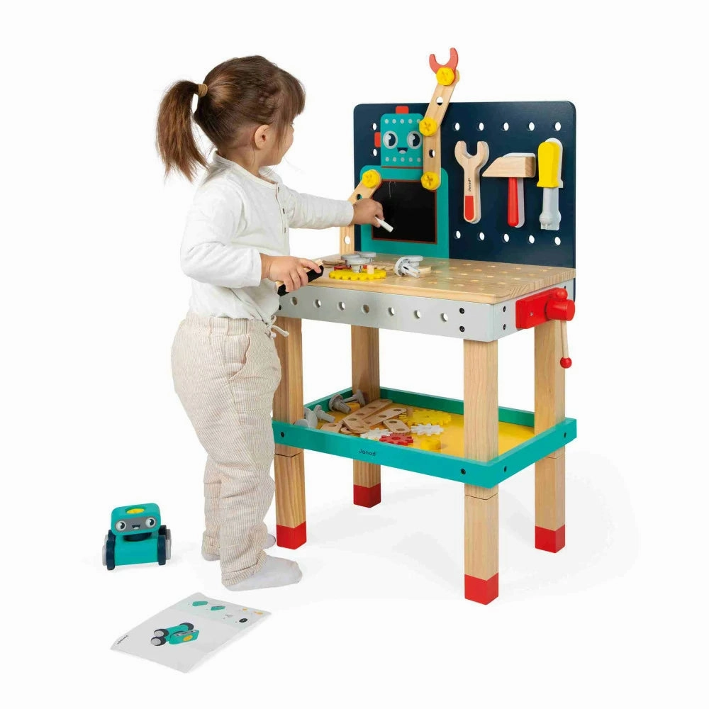 Janod Brico'Kids - Big Robot DIY Workbench