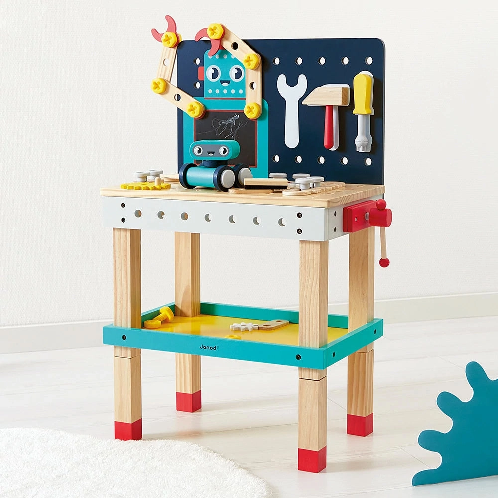 Janod Brico'Kids - Big Robot DIY Workbench