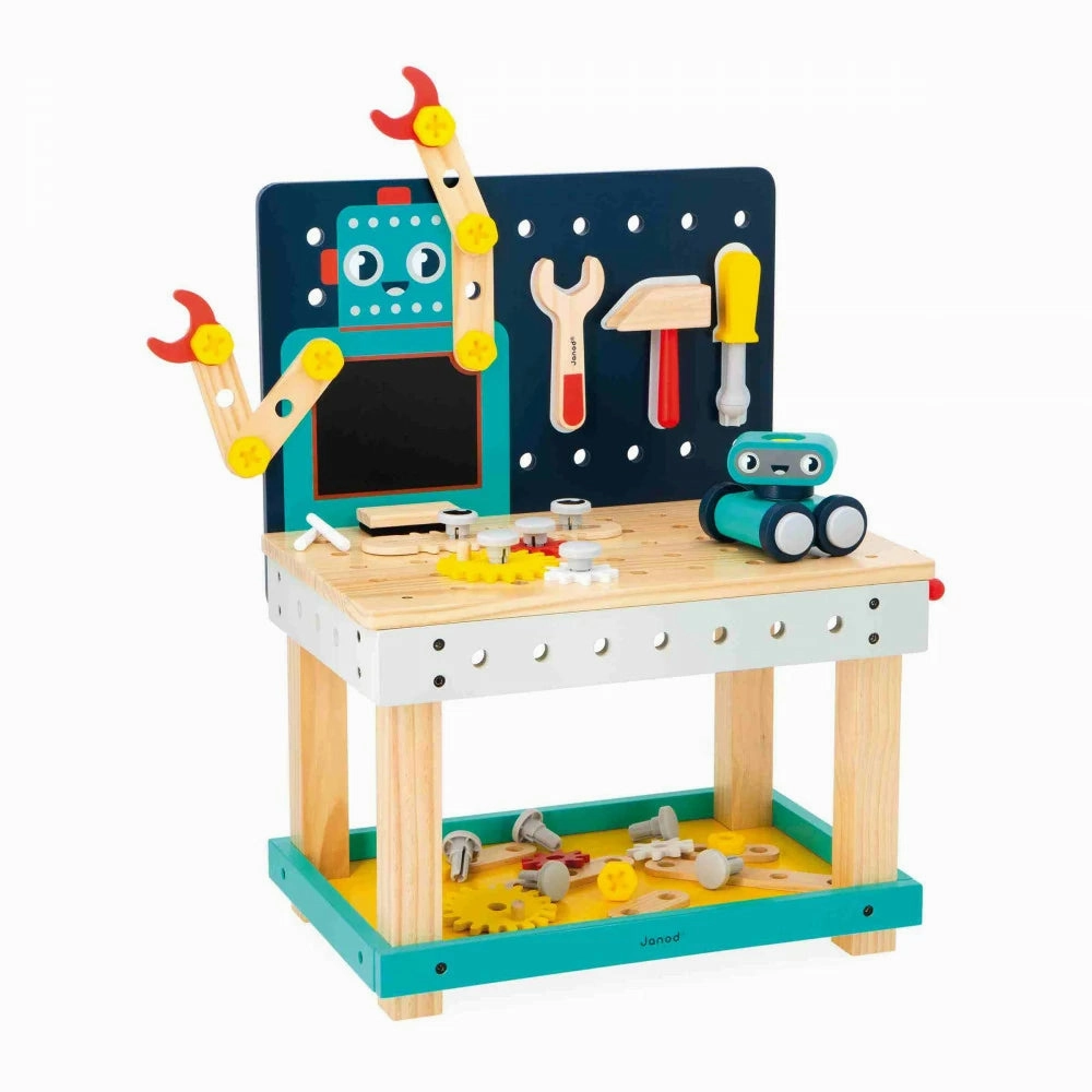 Janod Brico'Kids - Big Robot DIY Workbench