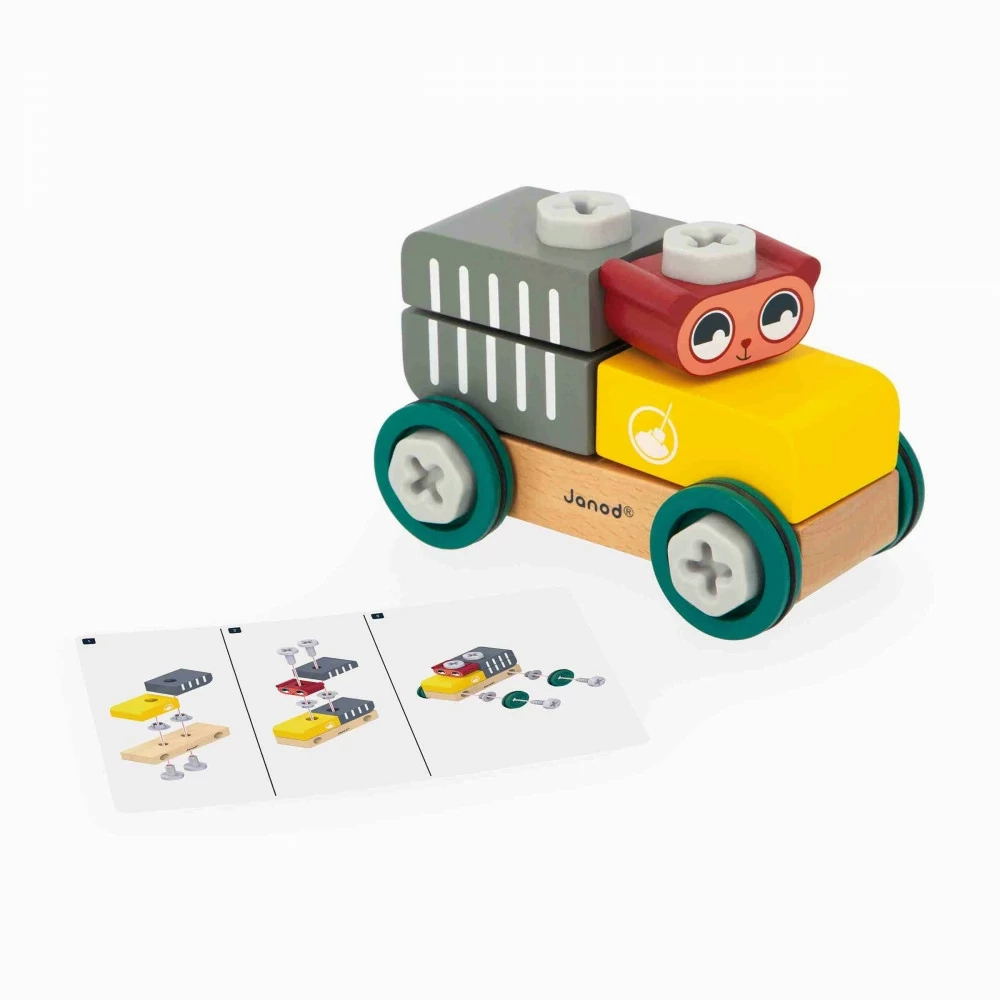 Janod Brico'Kids - DIY Car - Bear