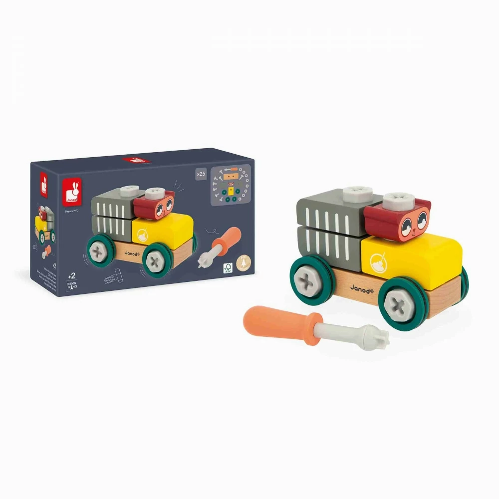 Janod Brico'Kids - DIY Car - Bear