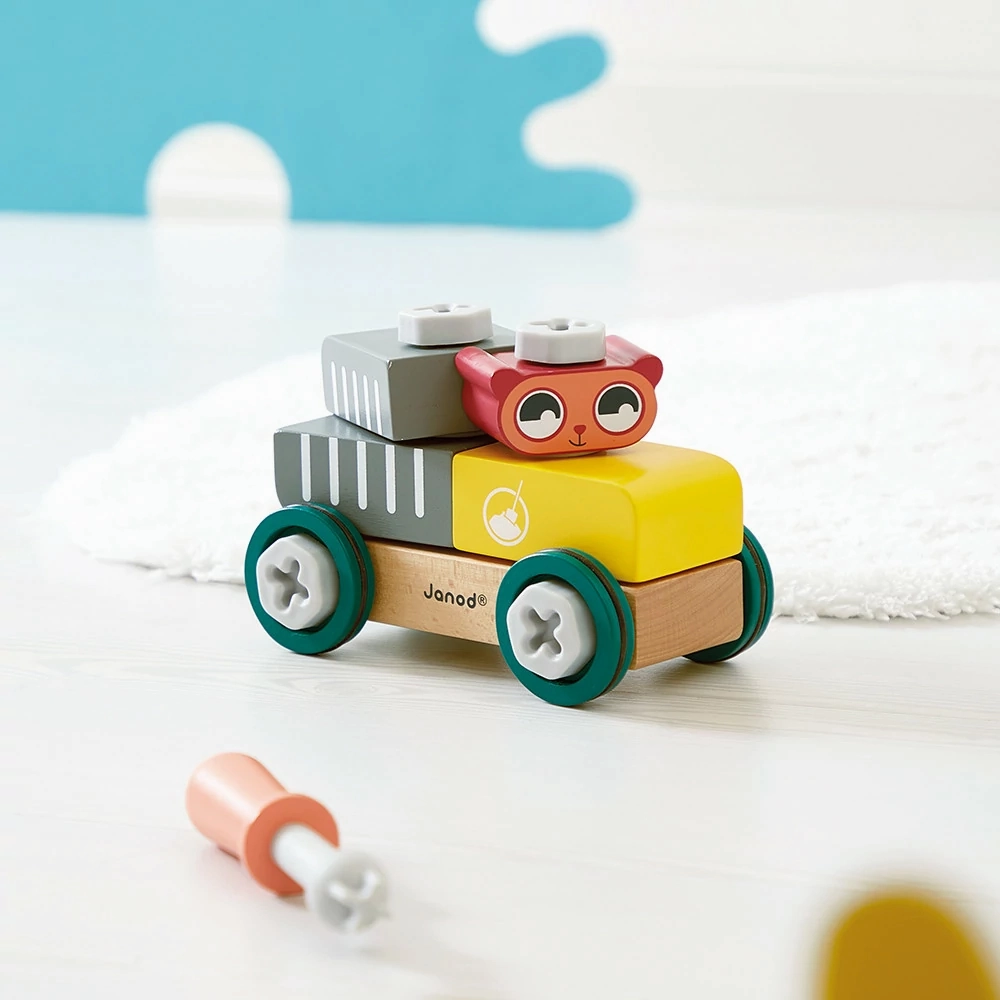 Janod Brico'Kids - DIY Car - Bear
