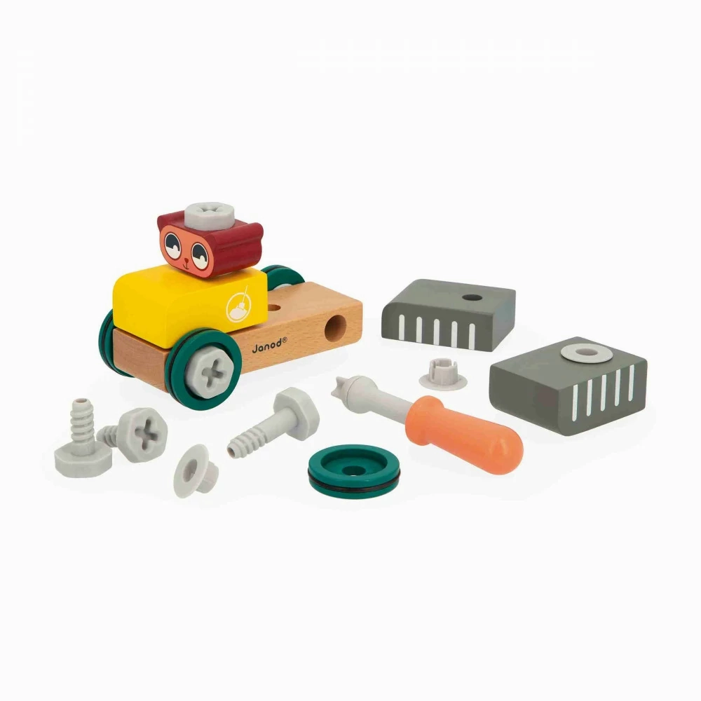 Janod Brico'Kids - DIY Car - Bear