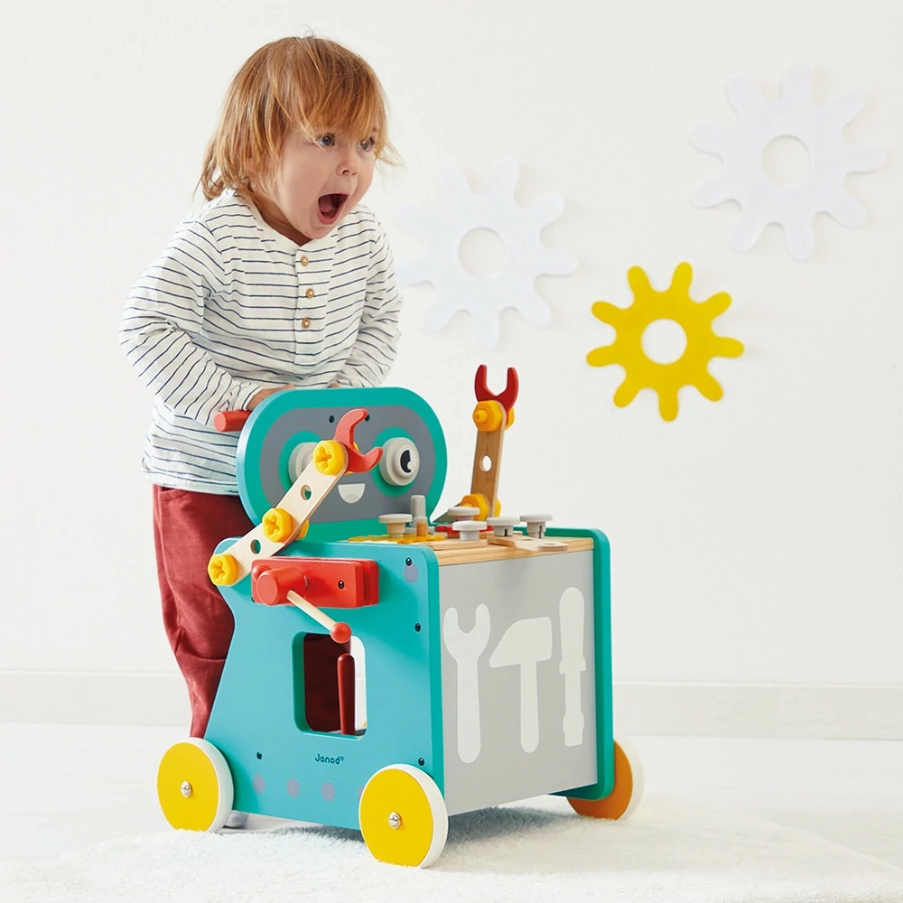 Janod Brico'Kids - Robot Trolley