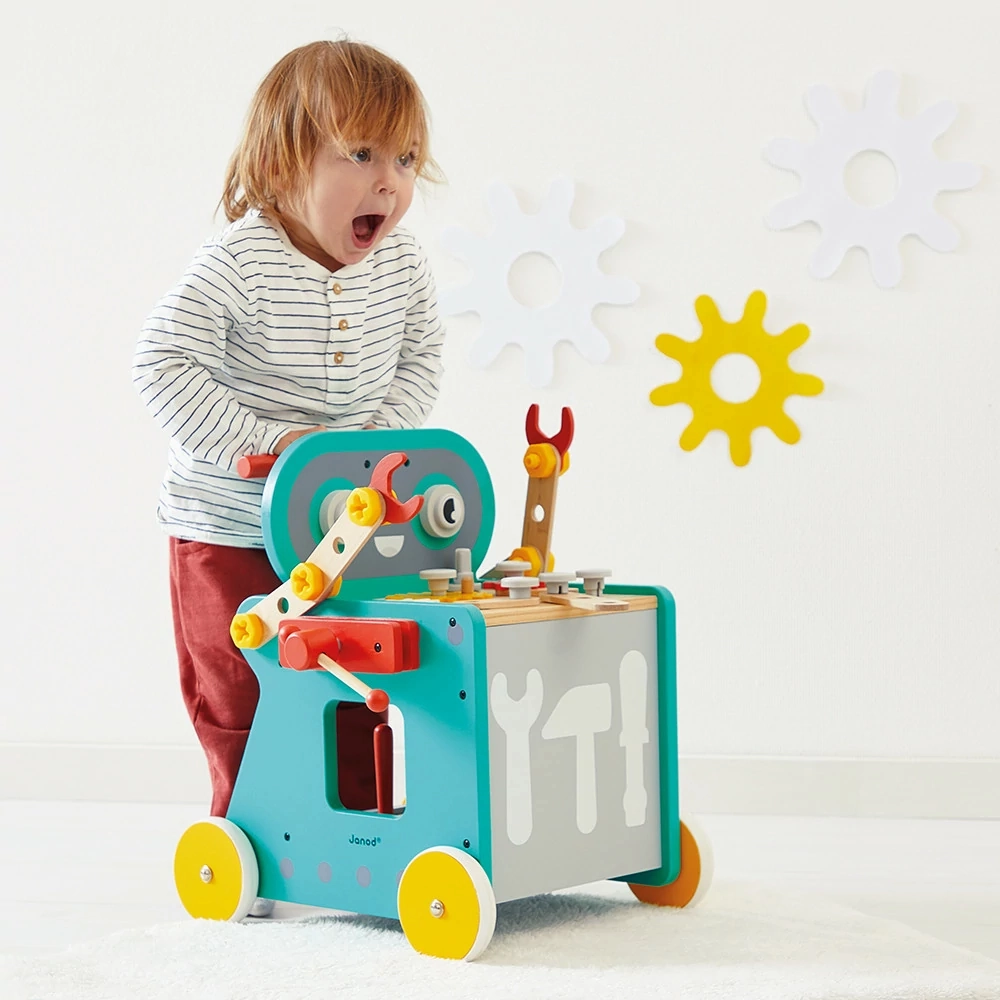 Janod Brico'Kids - Robot Trolley