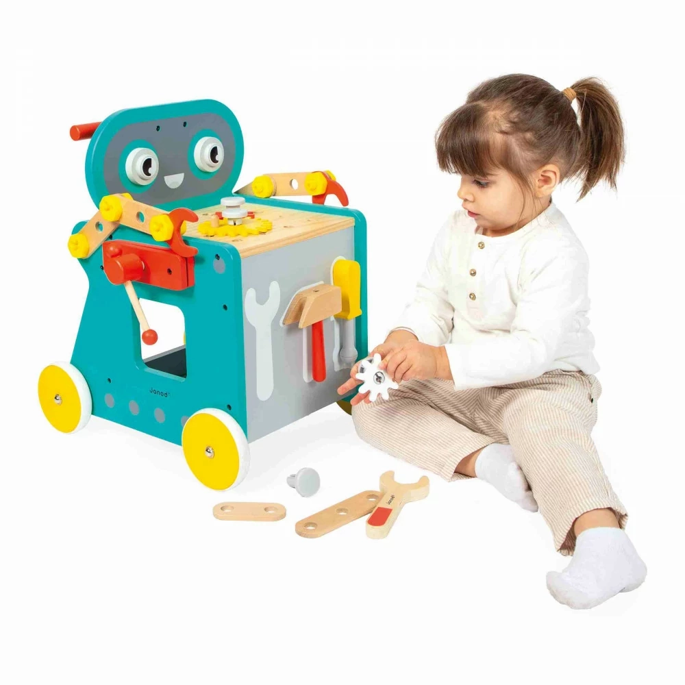 Janod Brico'Kids - Robot Trolley