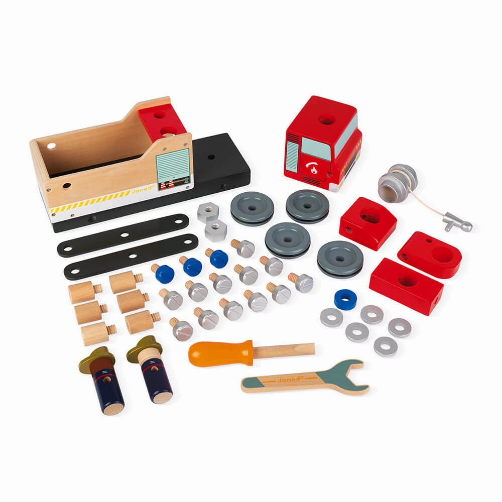 Janod Brico'kids DIY Fire Truck