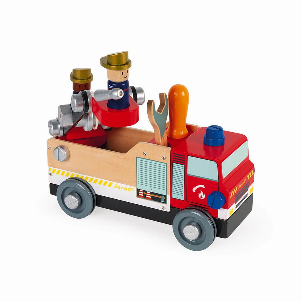 Janod Brico'kids DIY Fire Truck