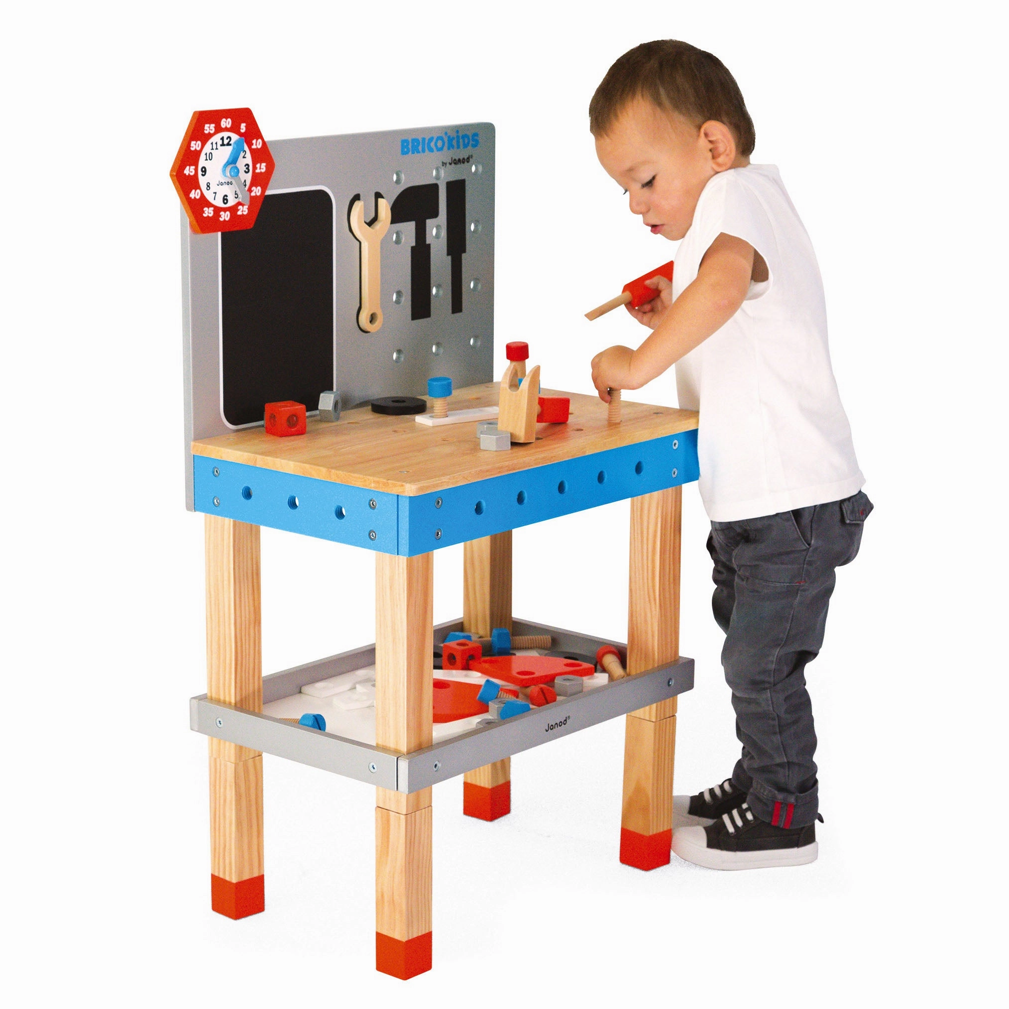 Janod Bricokids DIY Giant Magnetic Workbench