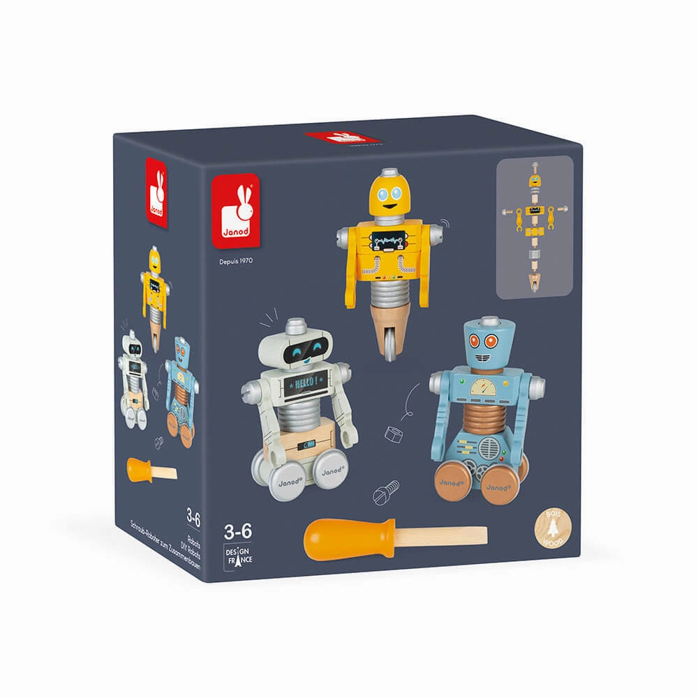 Janod Bricokids DIY Robots