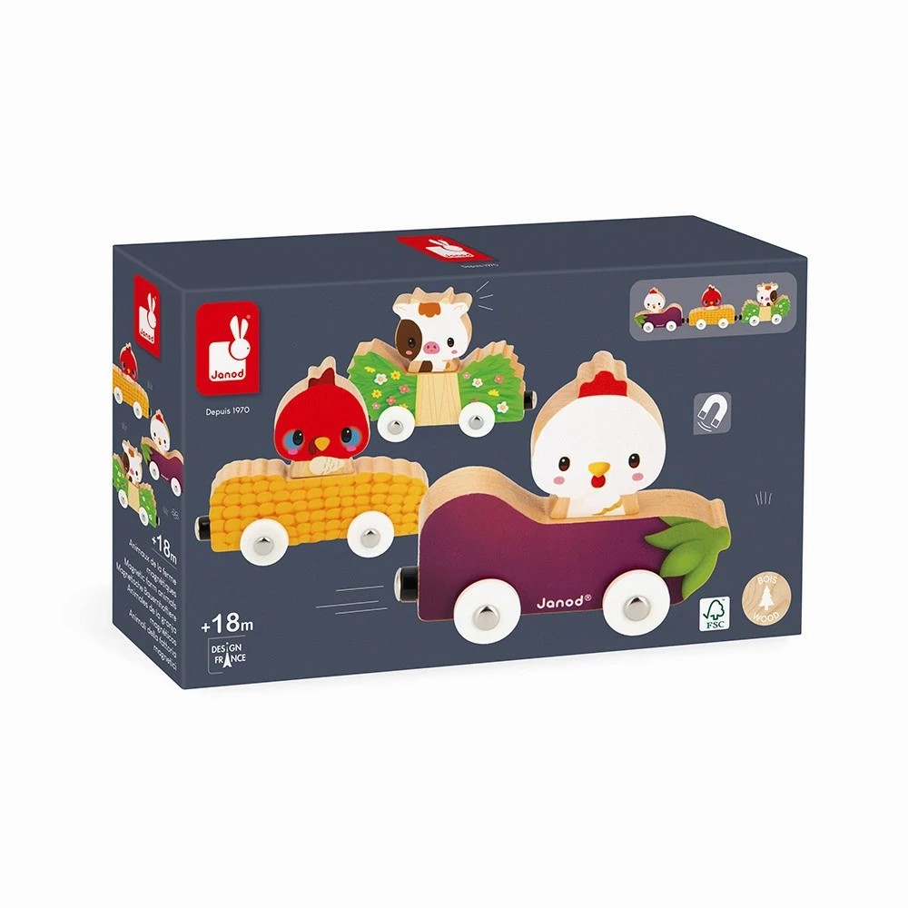 Janod Farm - Magnetic Farm Animals