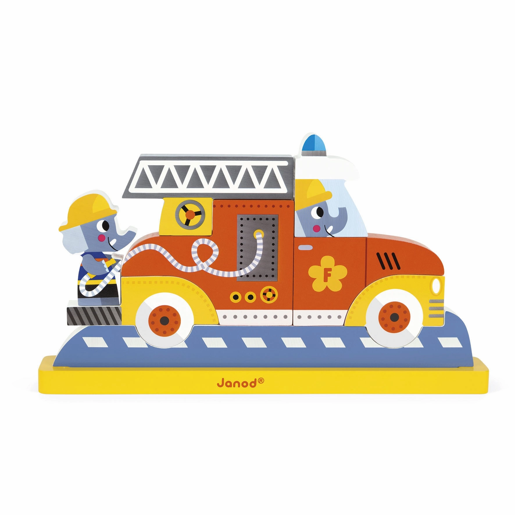 Janod Firemen Magnetic Vertical Puzzle