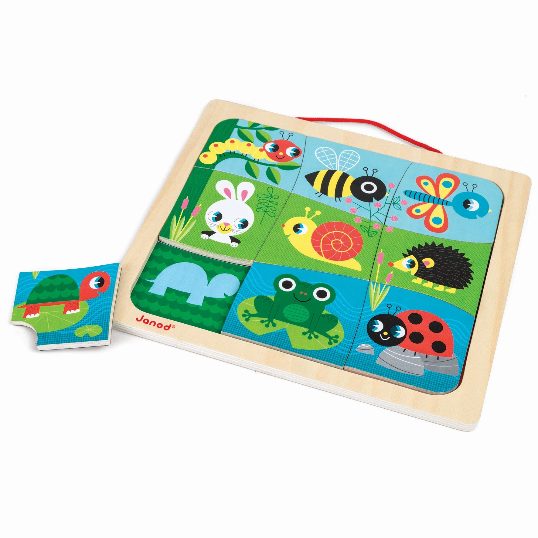 Janod Happy Garden Magnetic Puzzle