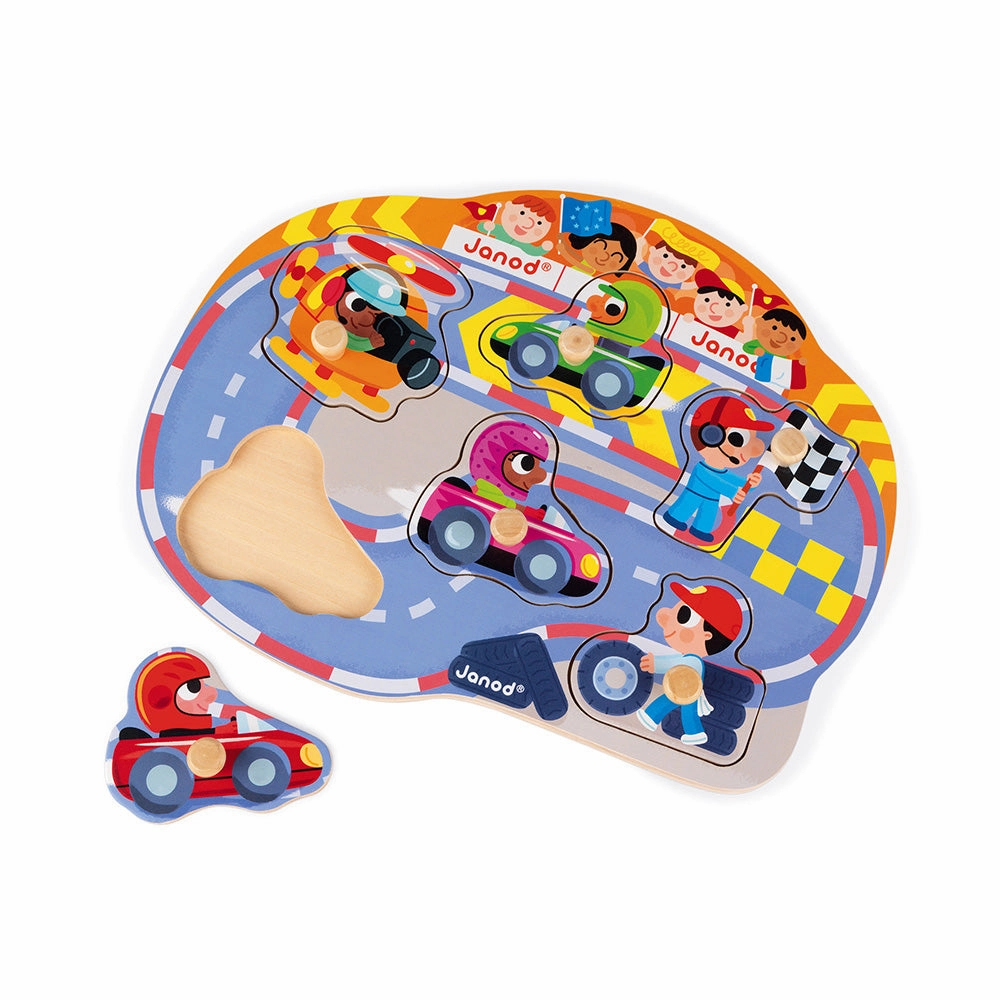 Janod Happy Racing Puzzle