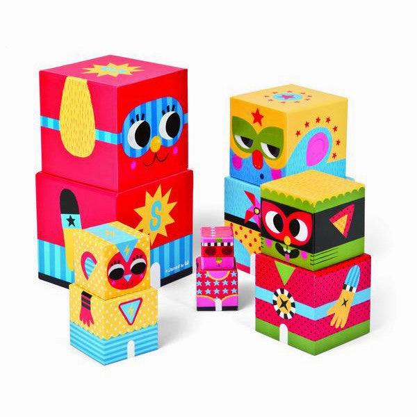 Janod Heroes Hologram Stacking Pyramid
