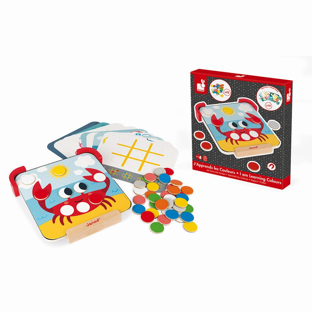 Janod I Am Learning Colours - Magnetic Chips