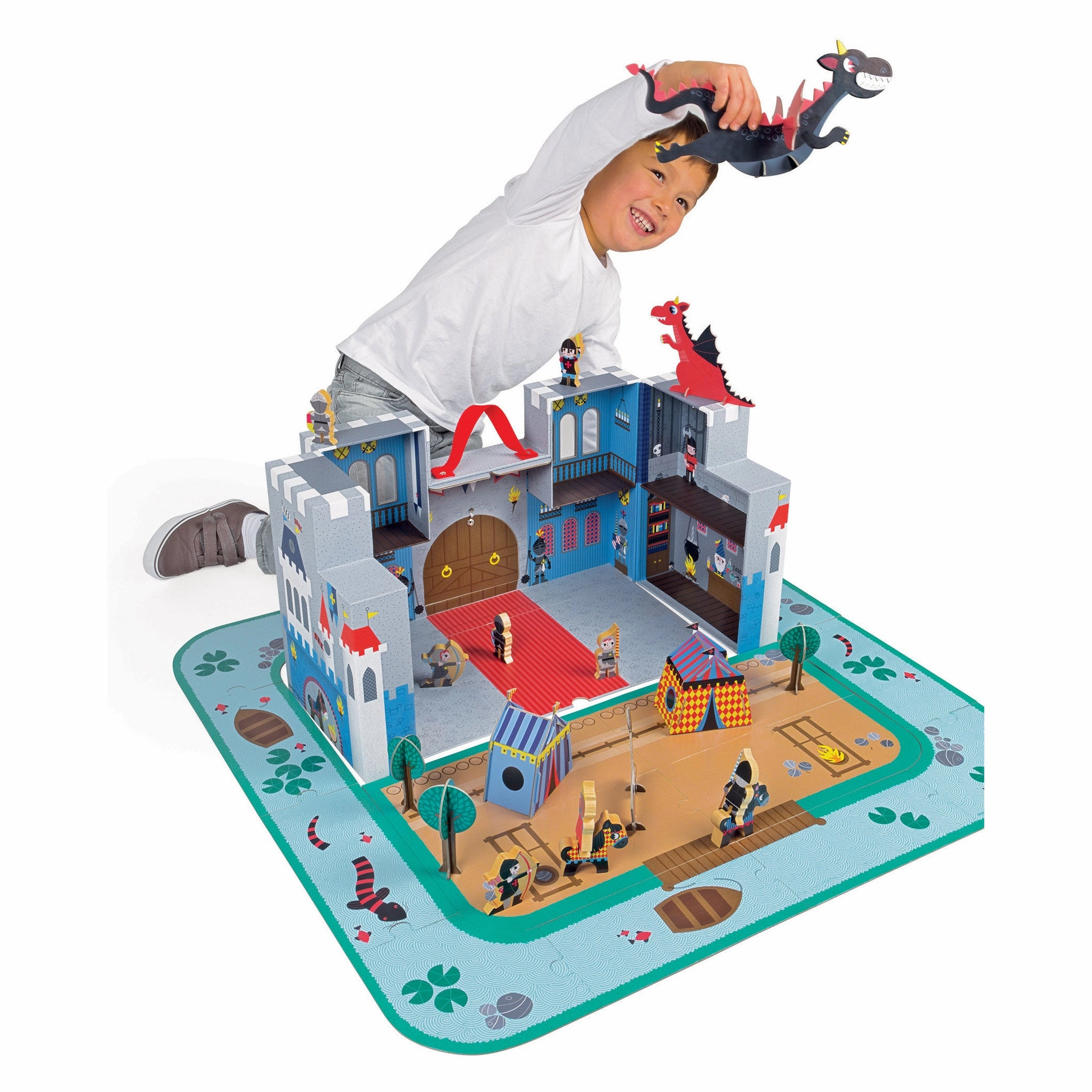 Janod Knight Castle Building Set