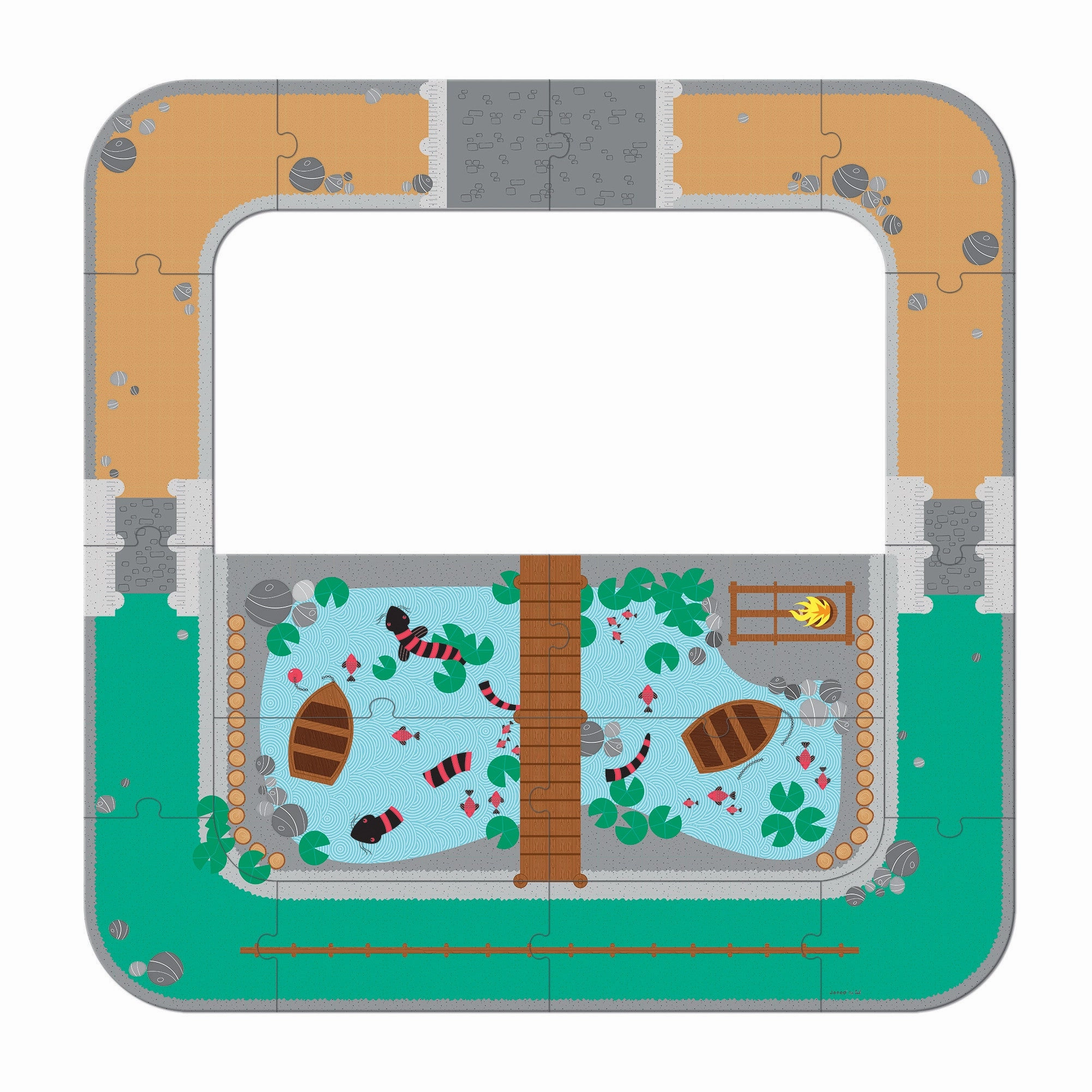 Janod Knight Castle Building Set