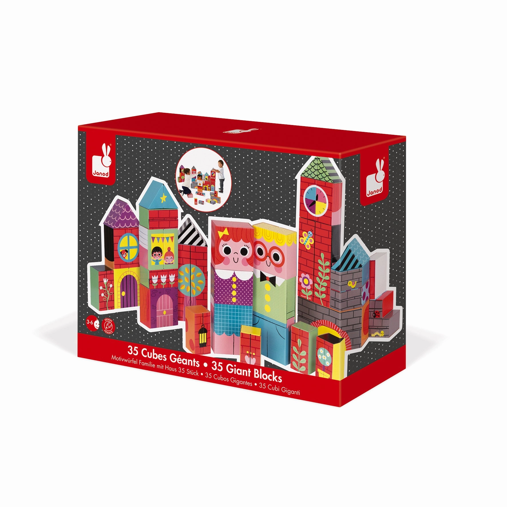 Janod Kubkid 35 Giant Blocks