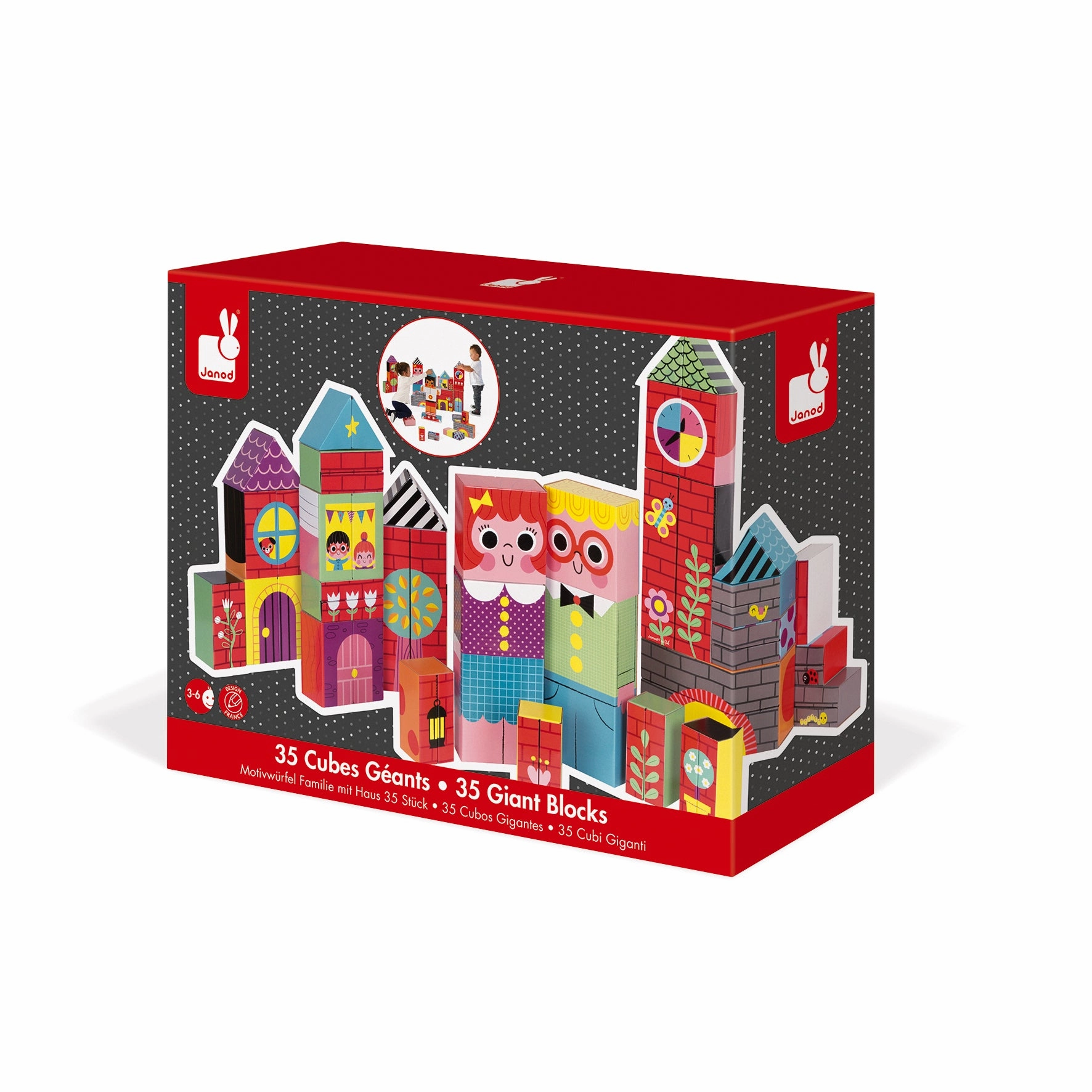 Janod Kubkid 35 Giant Blocks