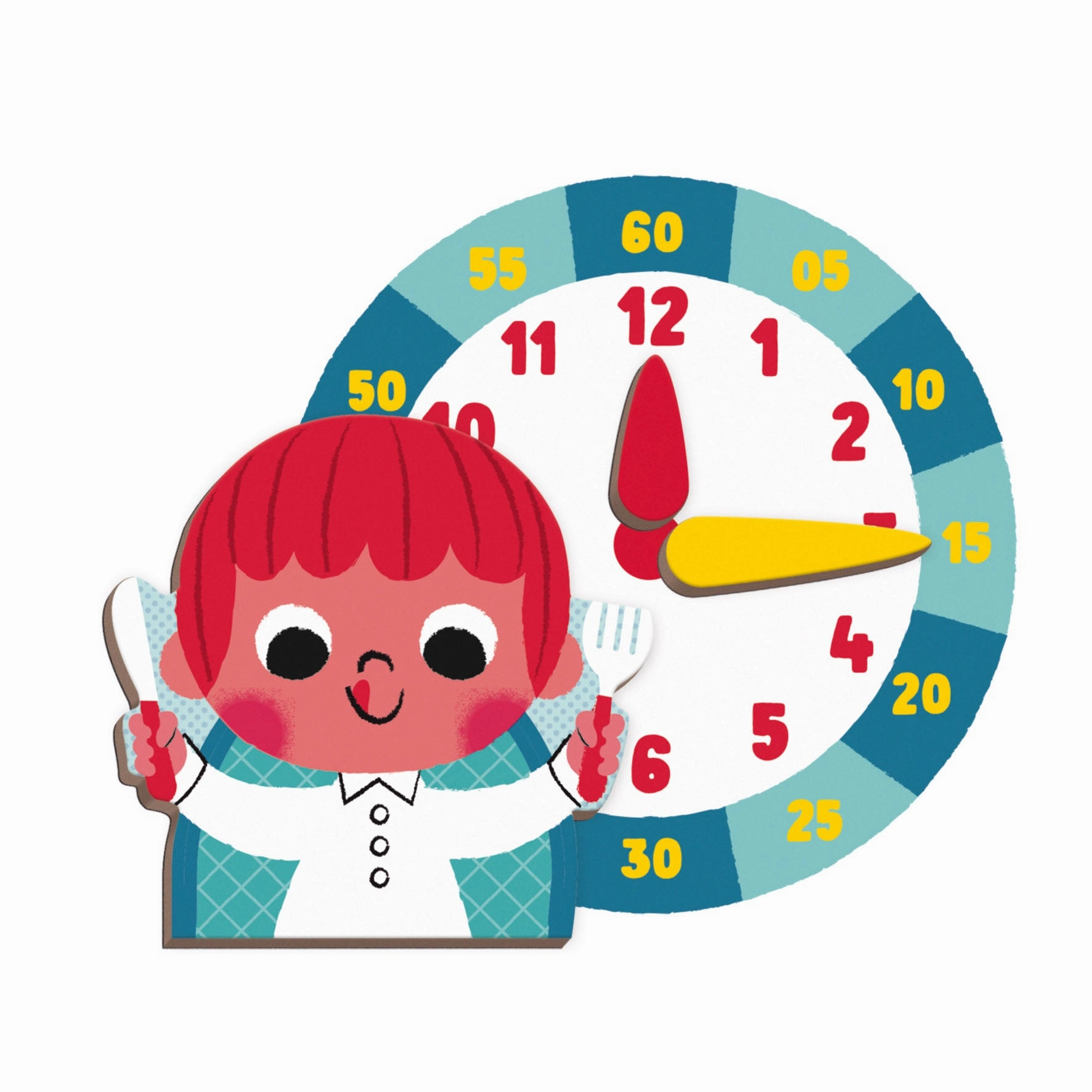 Janod Learn To Tell The Time Magneti'book