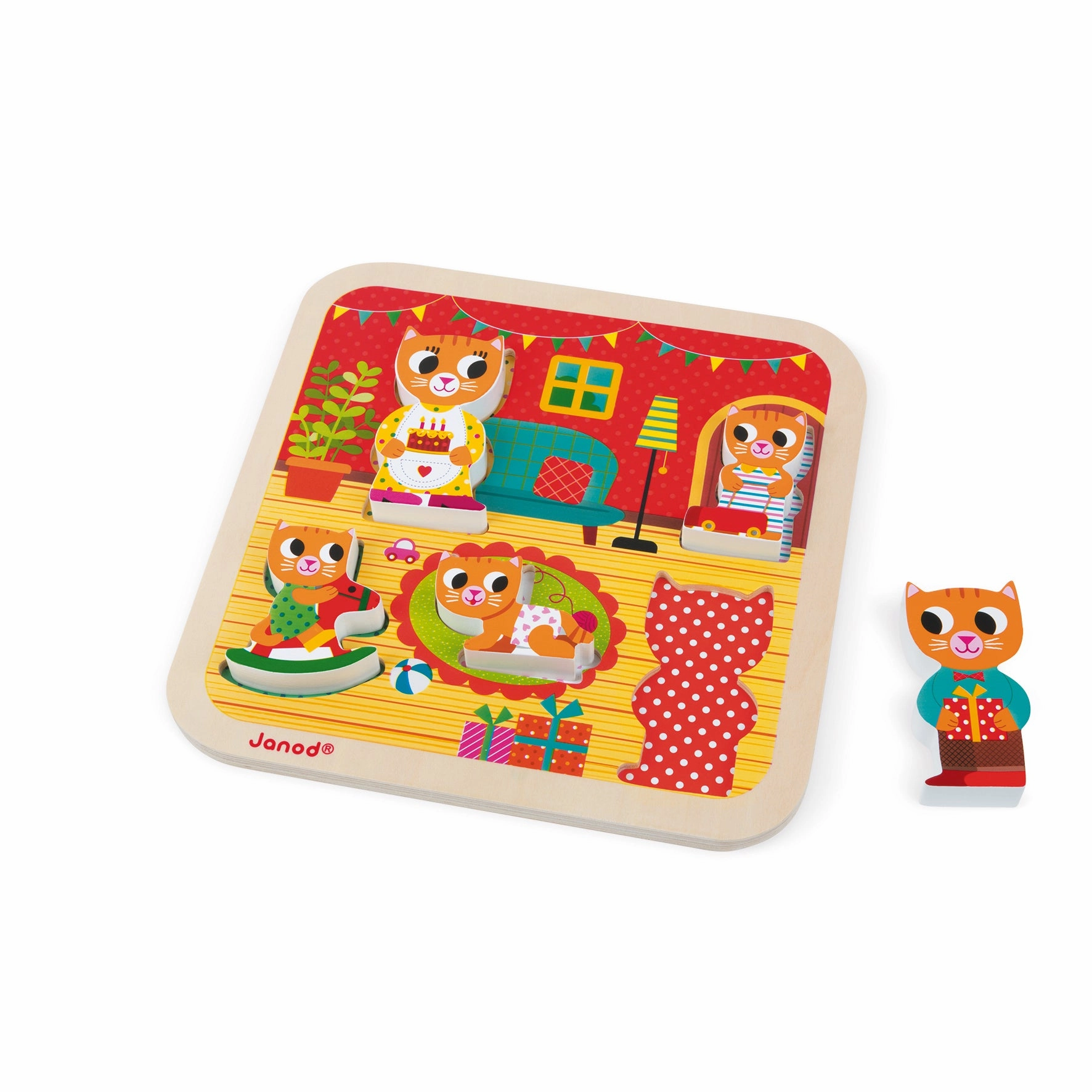 Janod Living Room Chunky Puzzle