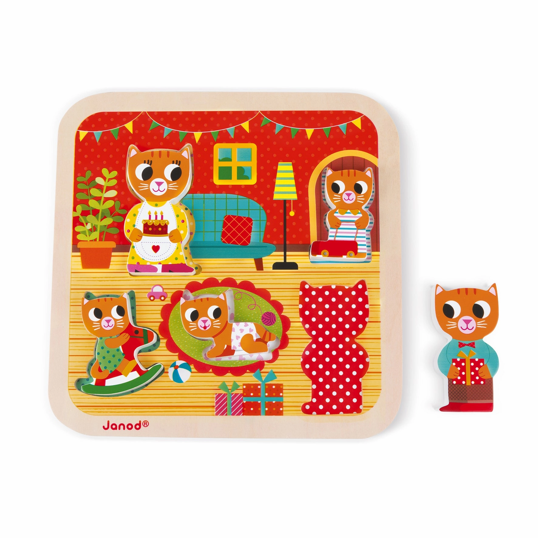 Janod Living Room Chunky Puzzle