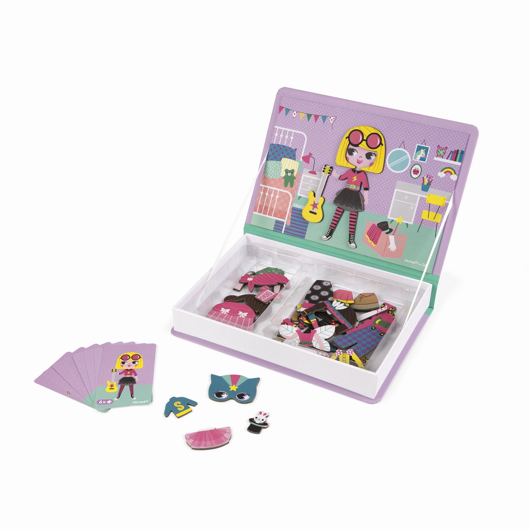 Janod Magnetibook Girls Costumes