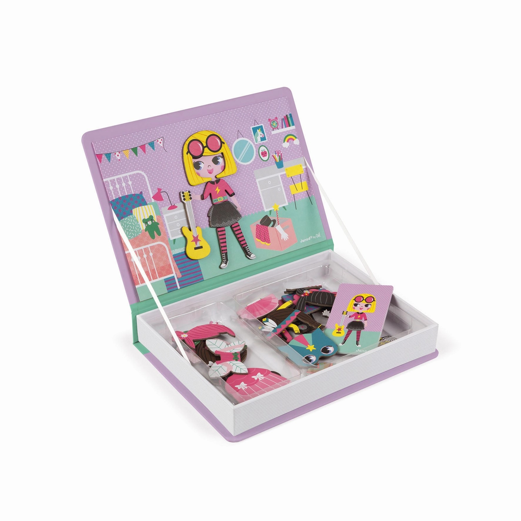 Janod Magnetibook Girls Costumes