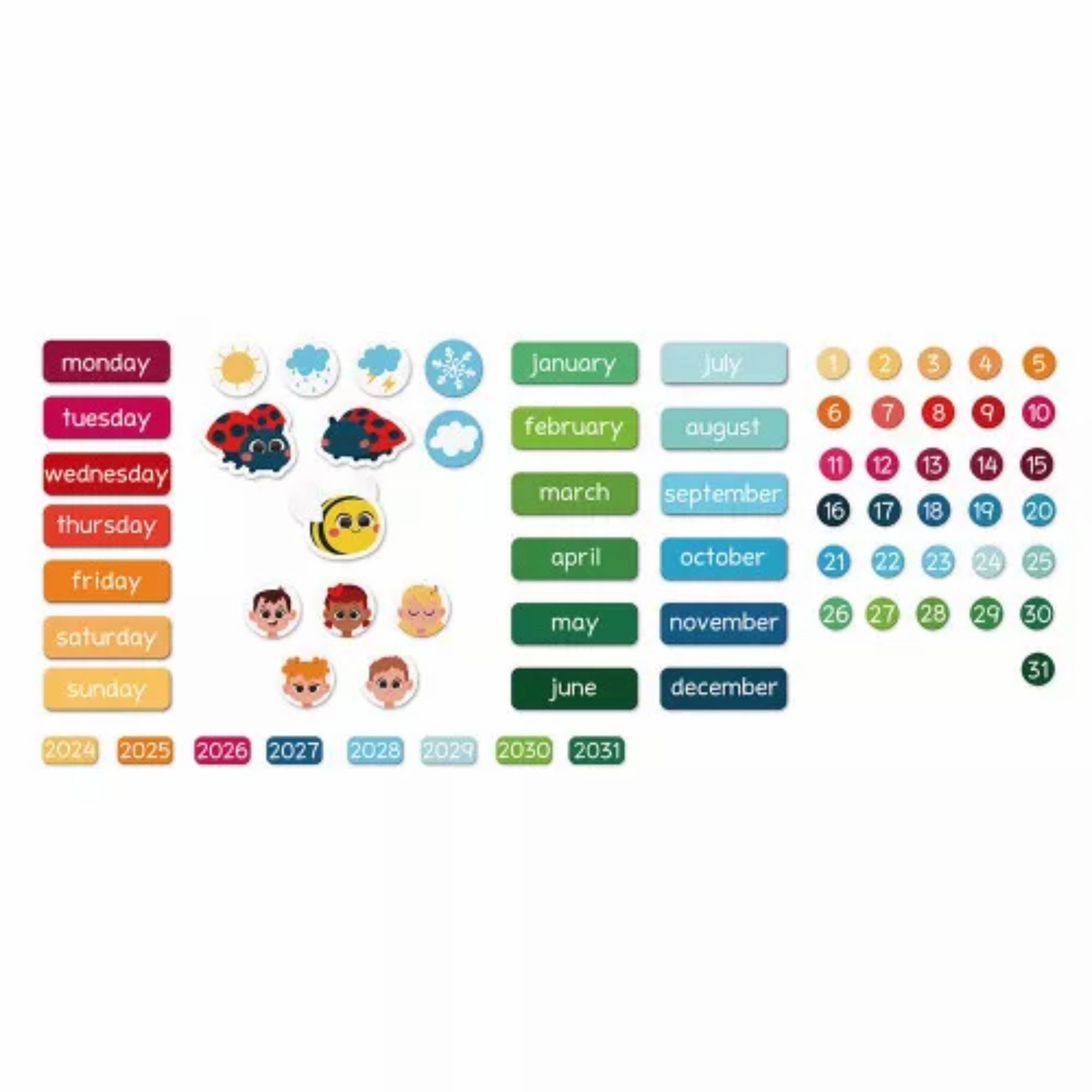 Janod Magnetic Calendar ?English Version
