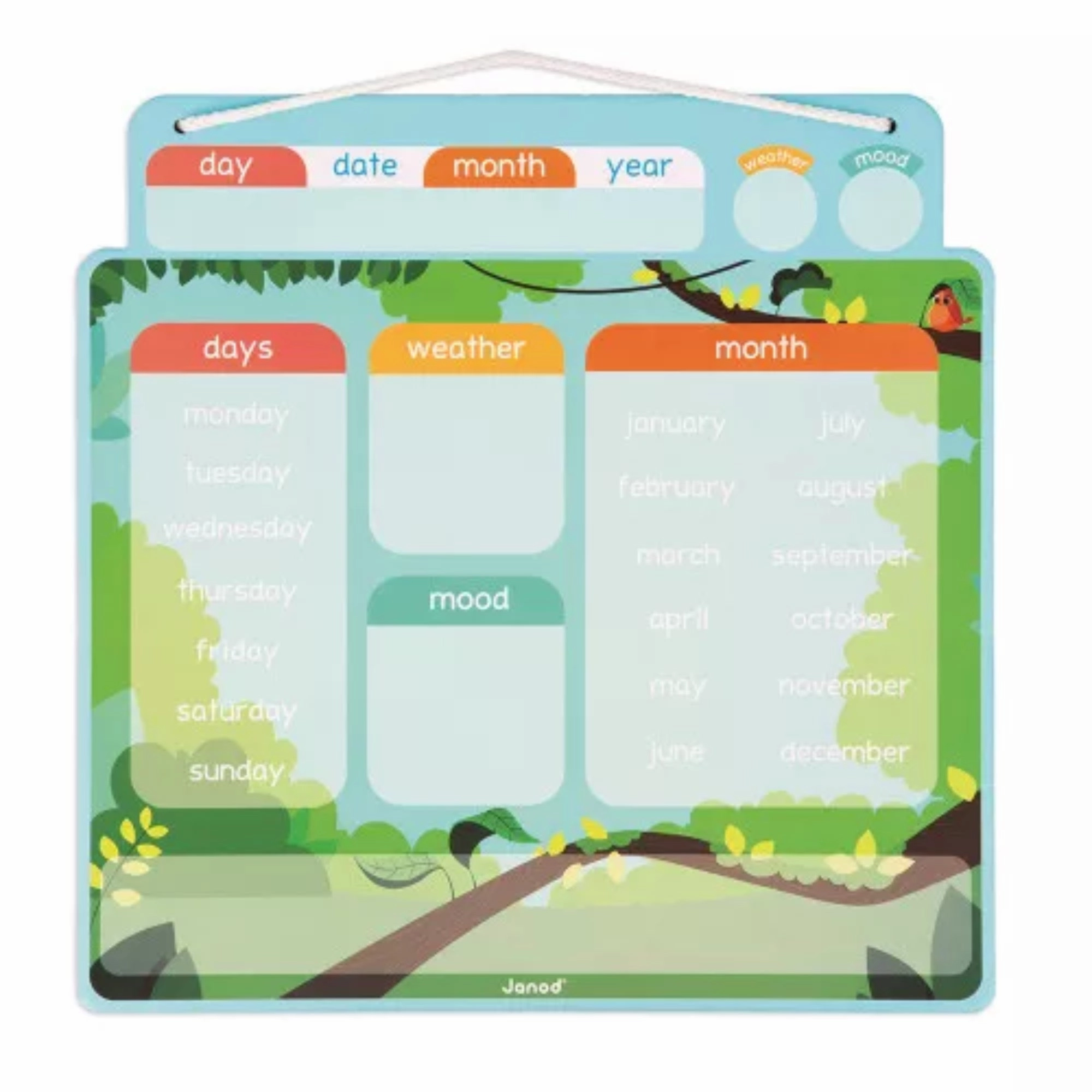 Janod Magnetic Calendar ?English Version