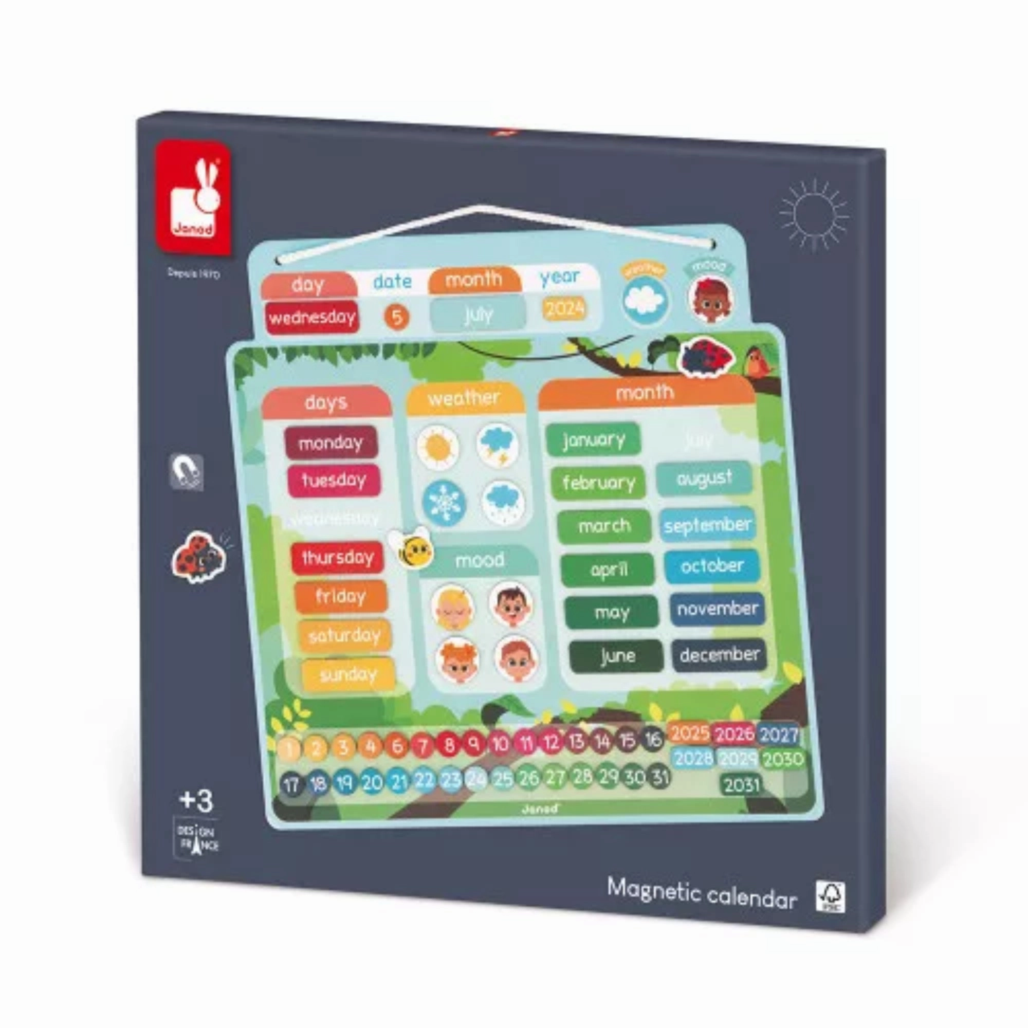 Janod Magnetic Calendar ?English Version