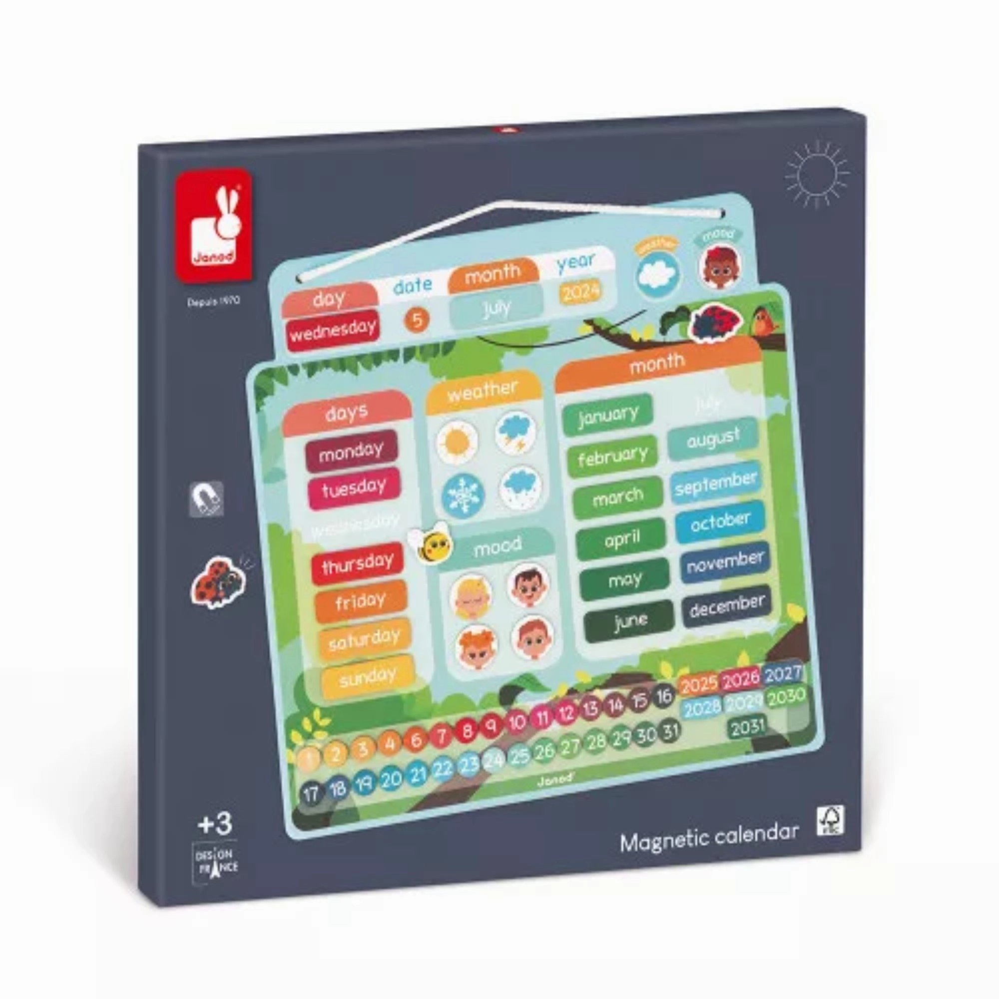Janod Magnetic Calendar ?English Version