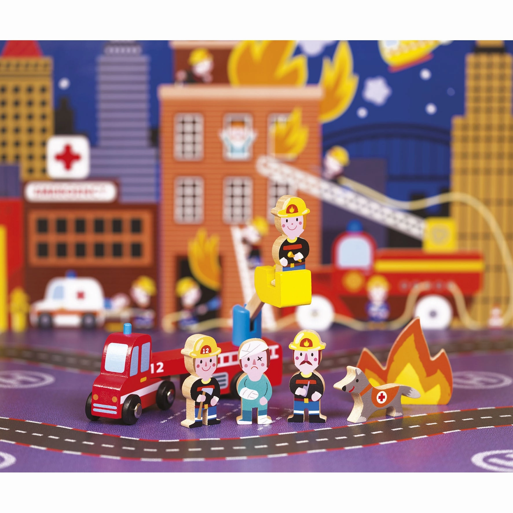 Janod Mini Story Firefighters