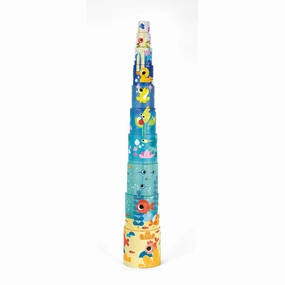 Janod Pond Life Round Stacking Pyramid
