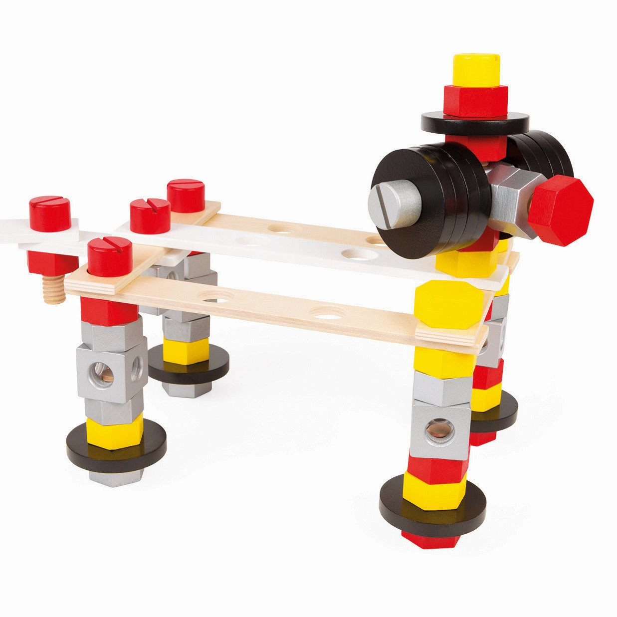Janod Redmaster Bricolo DIY Barrel 100 pcs