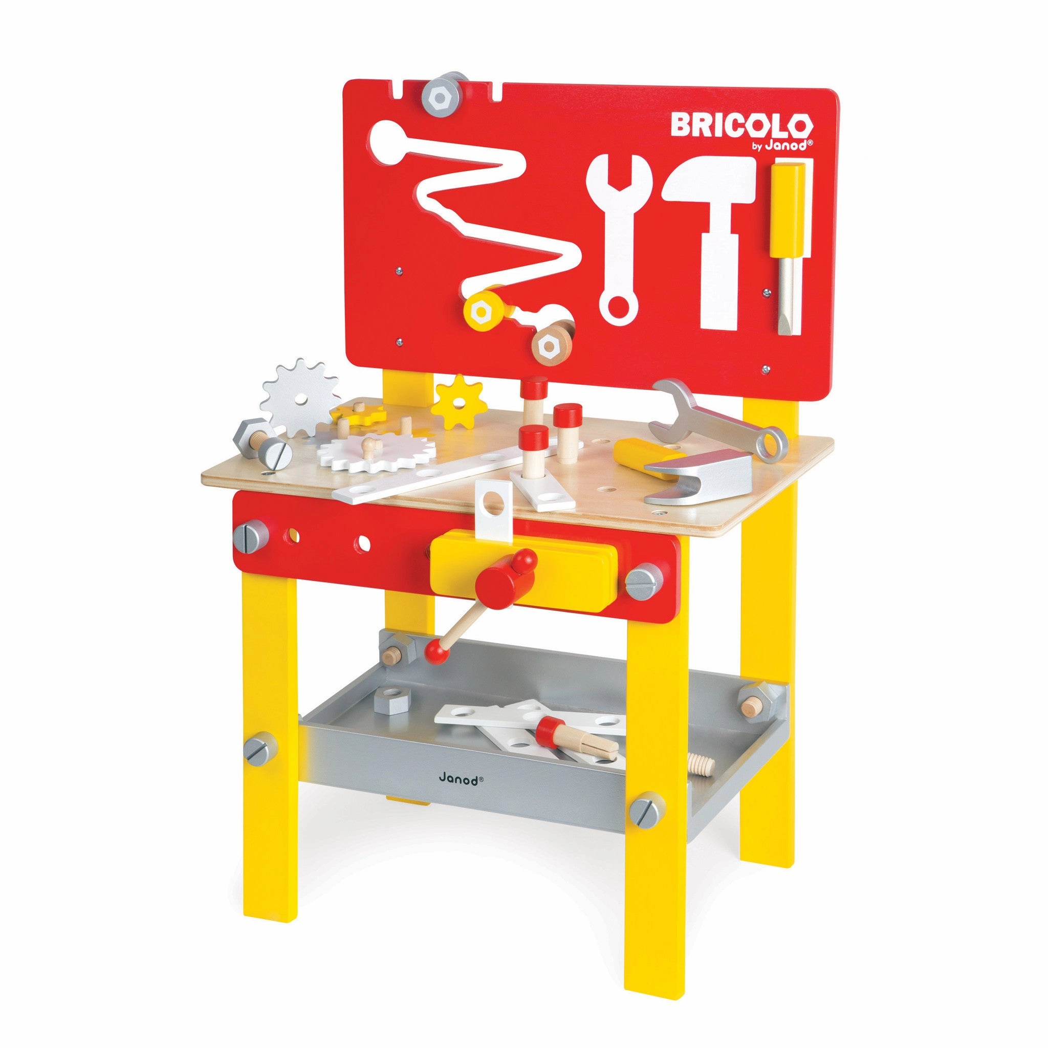 Janod Redmaster DIY Wooden Workbench