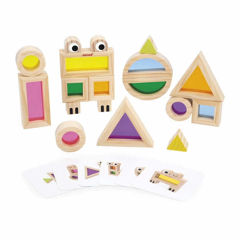 Janod Sensory - Translucent Blocks