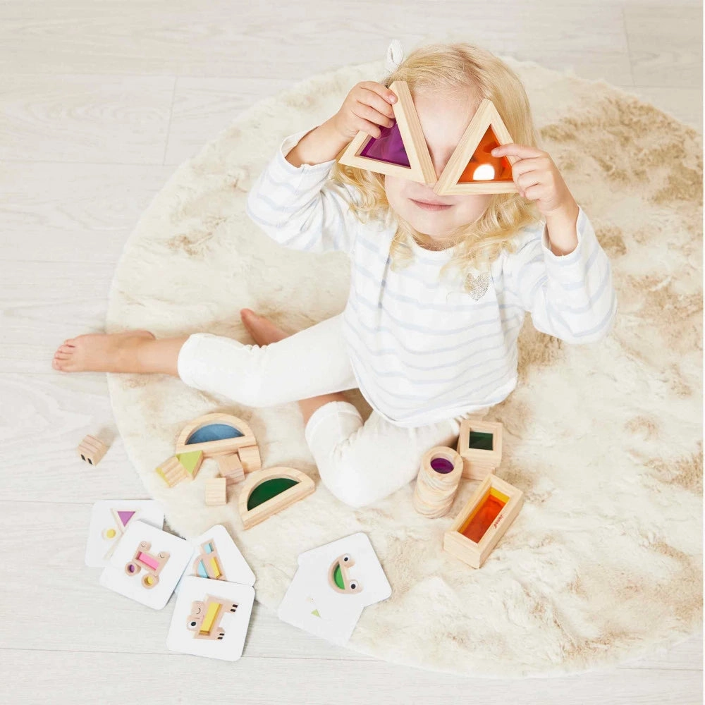Janod Sensory - Translucent Blocks