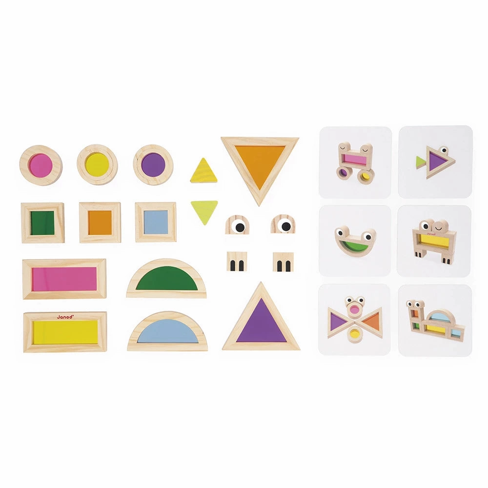 Janod Sensory - Translucent Blocks