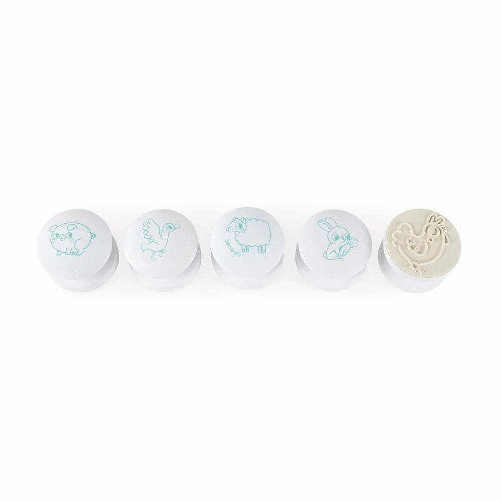 Janod Set of 5 Stampinoo Baby Farm