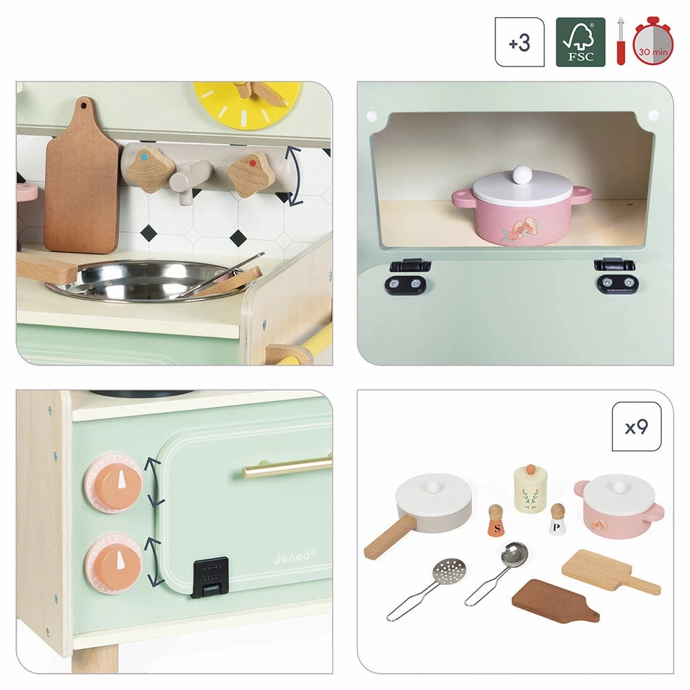 Janod Shiny Grandma - Kitchenette