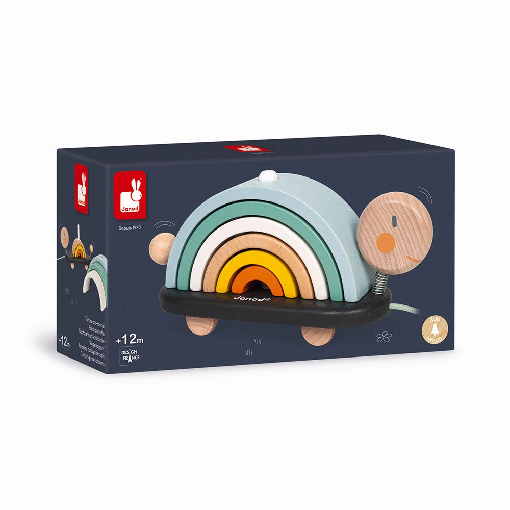 Janod Sweet Cocoon Rainbow Turtle