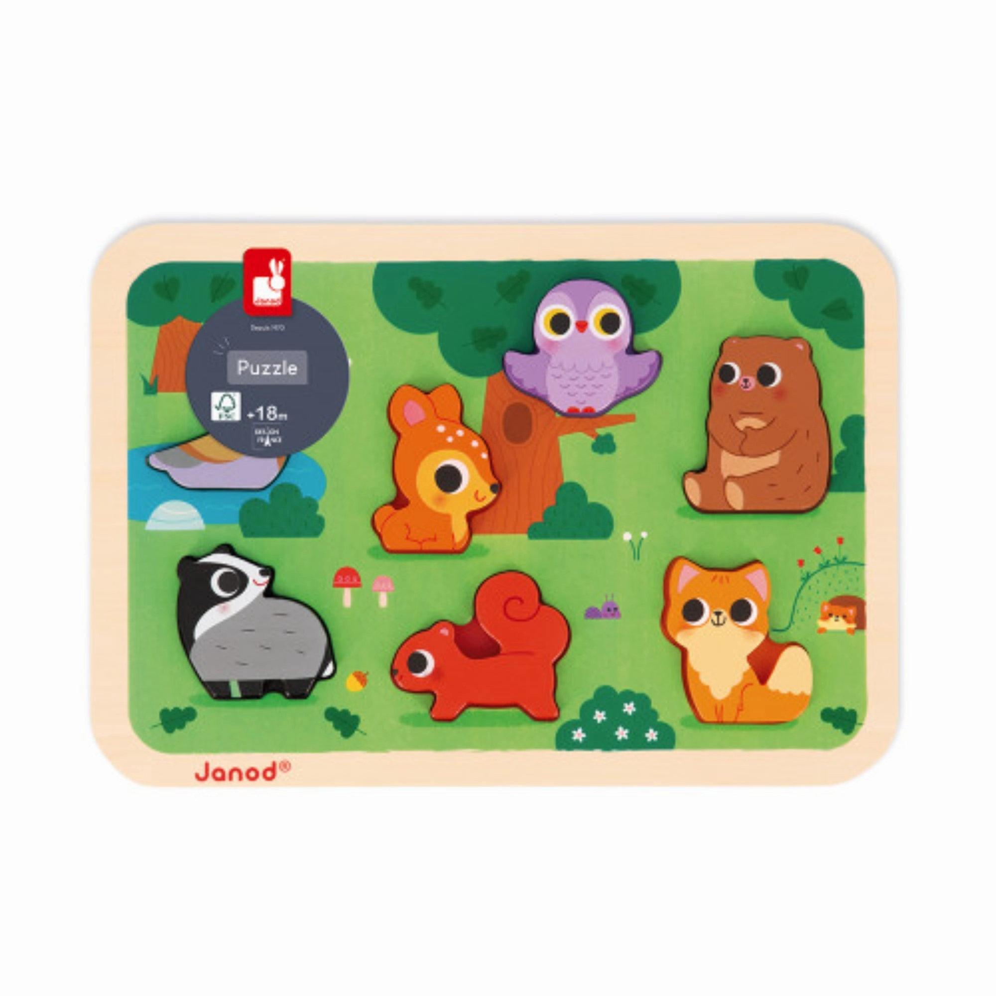 Janod The Forest Chunky Puzzle
