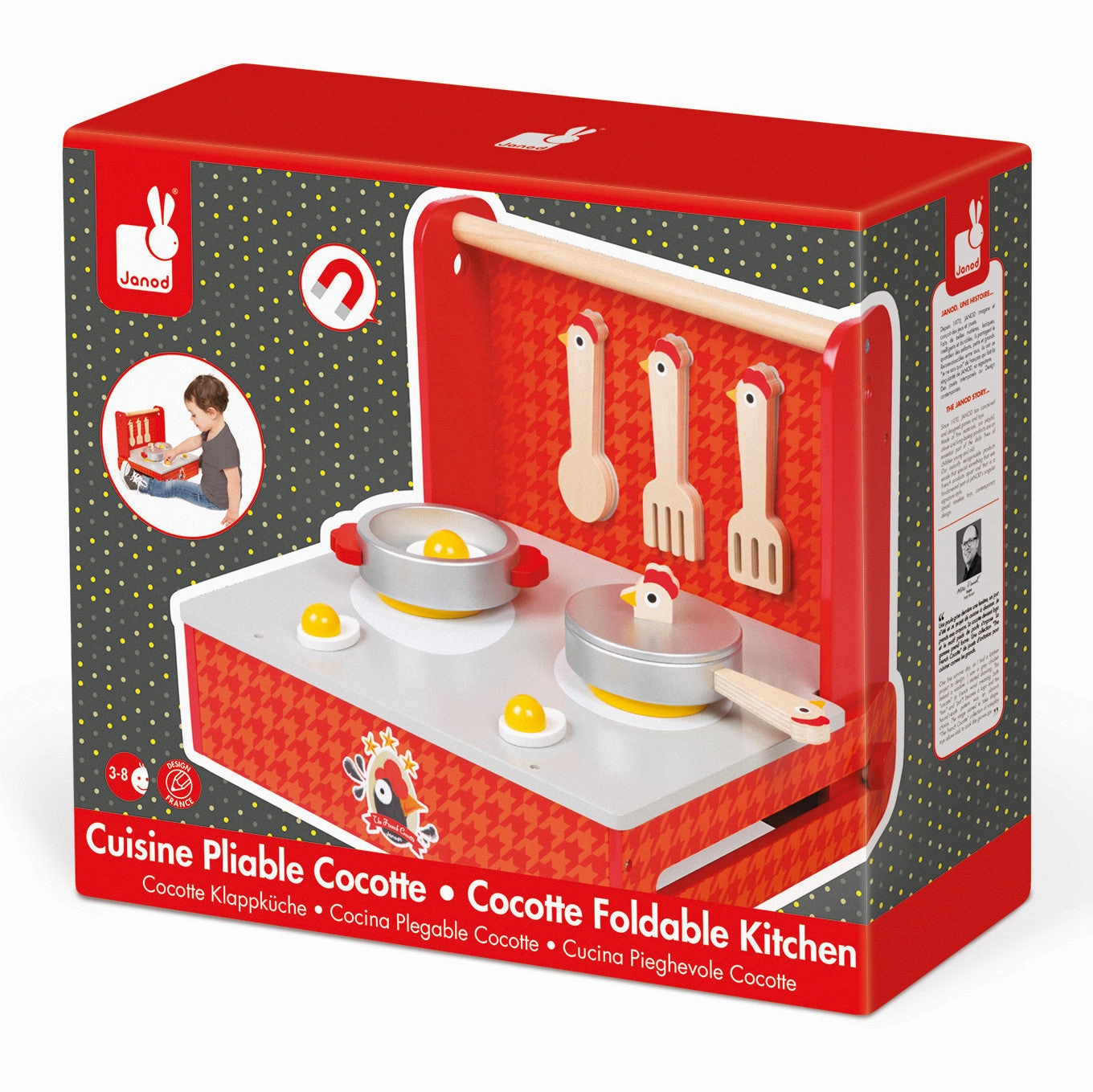 Janod The French Cocotte Foldable Kitchen