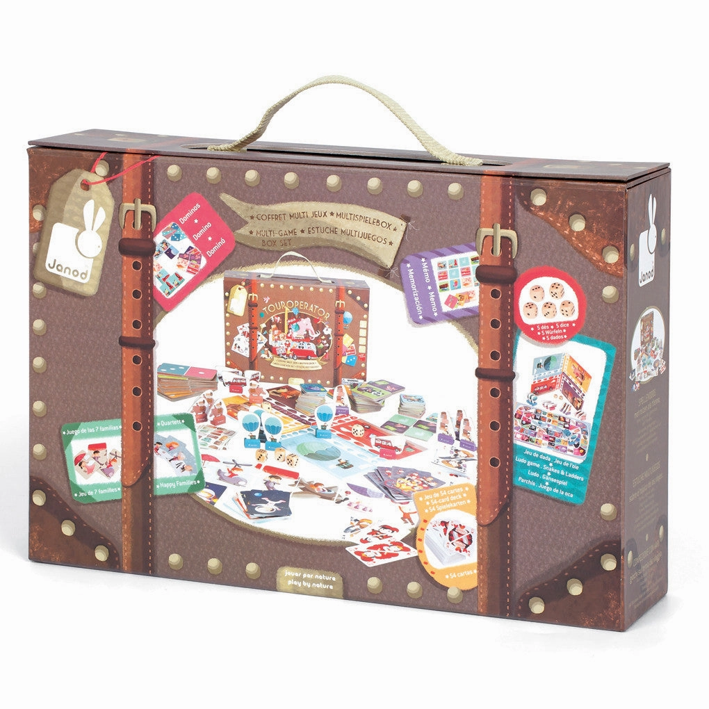 Janod Tour Operator Multi Games Set