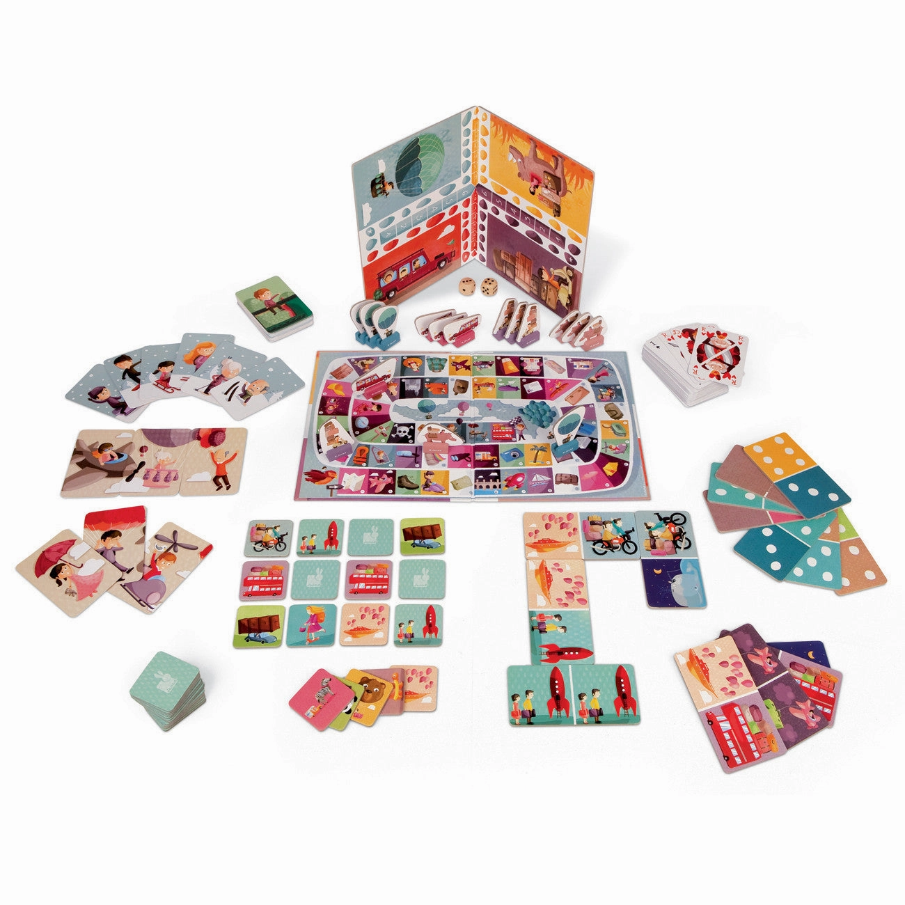 Janod Tour Operator Multi Games Set
