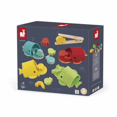 Janod Whales Colour Matching Game