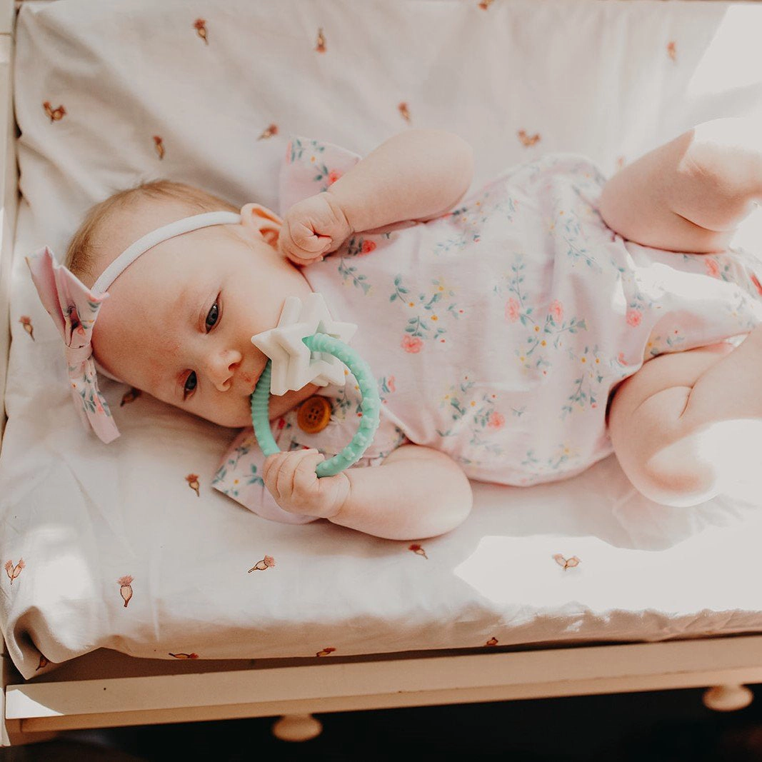 Jellystone Designs Star Baby Teether - Bubblegum